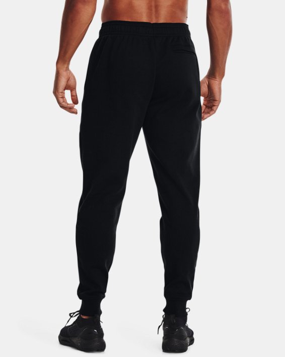 Men's UA Rival Fleece Chroma Pants, Black, pdpMainDesktop image number 1